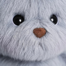 Медведь Lina TeddyTales, голубой, длинная шерсть, S, 20 см